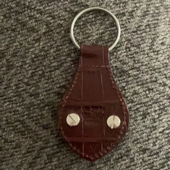 Brighton Western Leather Heart Key Fob Vintage 2005 - Picture 2 of 3